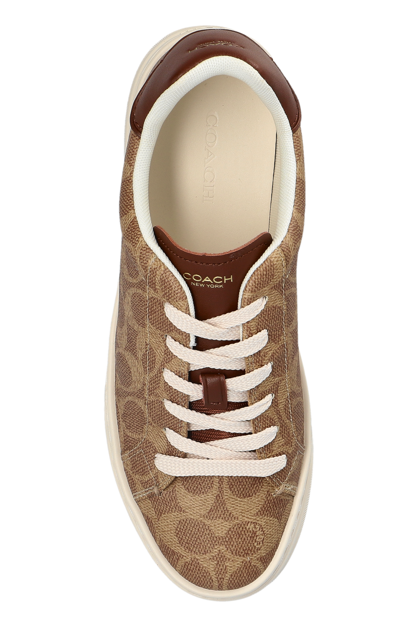 Coach gold sneakers on sale